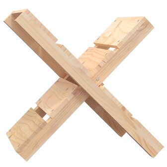 Houtblokhouder 47x39,5x48 cm massief grenenhout 2