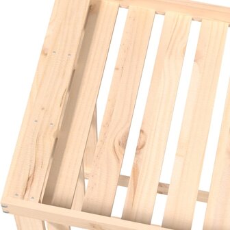 Houtblokhouder 108x52x106 cm massief grenenhout 8