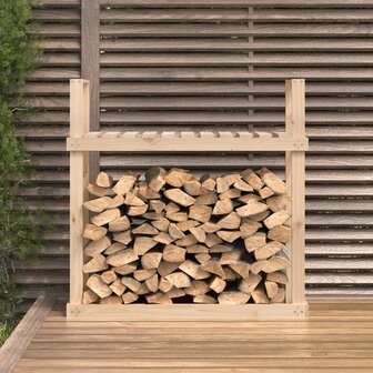 Haardhoutrek 110x35x108,5 cm massief grenenhout 3