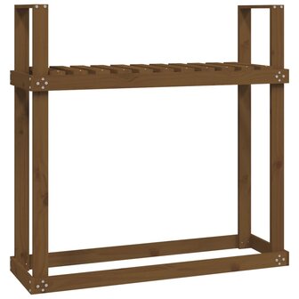Haardhoutrek 110x35x108,5 cm massief grenenhout honingbruin 2