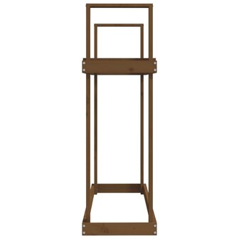 Haardhoutrek 110x35x108,5 cm massief grenenhout honingbruin 6