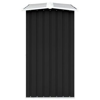 Haardhoutschuur 330x92x153 cm gegalvaniseerd staal antraciet 4