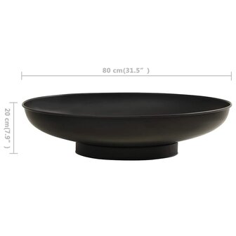 Vuurplaats 80 cm staal 5
