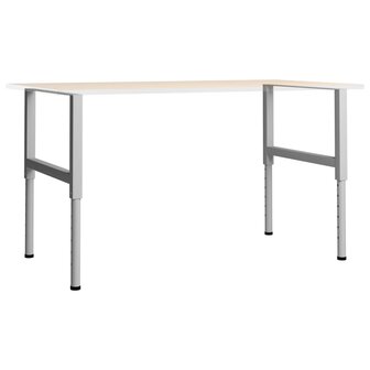 Werkbankframes verstelbaar 2 st 85x(69-95,5) cm metaal grijs 2