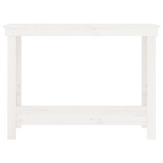 Werkbank 110x50x80 cm massief grenenhout wit 5