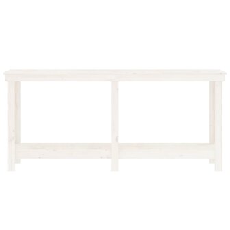 Werkbank 180x50x80 cm massief grenenhout wit 5