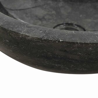 Gootsteen 40x12 cm marmer zwart 8