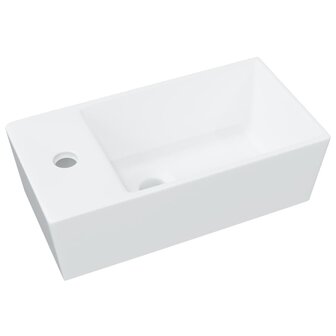   Wasbak 48x25x15 cm keramiek wit 2