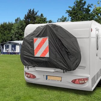 ProPlus Fietshoes voor 2 fietsen achter gemonteerd rek met steekvak 3