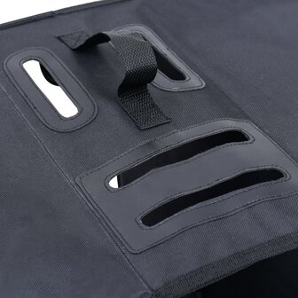 Fietstas voor bagagedrager dubbel waterdicht 35 L zwart 5