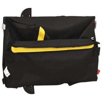 Fietstrailer 45 kg ijzer zwart en geel 9