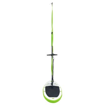 Stand Up Paddleboard opblaasbaar met zeilset groen en wit 5