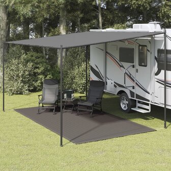 Tenttapijt 200x400 cm antracietkleurig 1