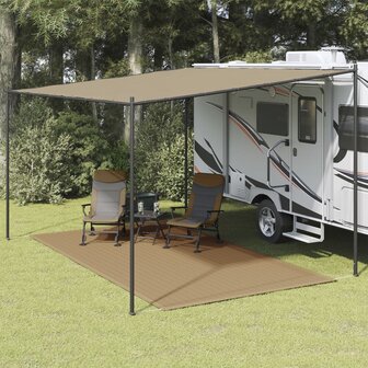 Tenttapijt 200x400 cm taupe 1