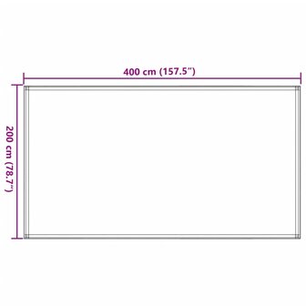 Tenttapijt 200x400 cm taupe 8
