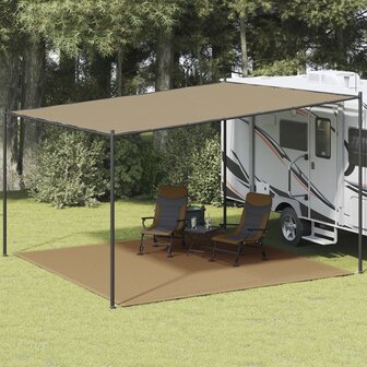 Tenttapijt 400x400 cm taupe 1