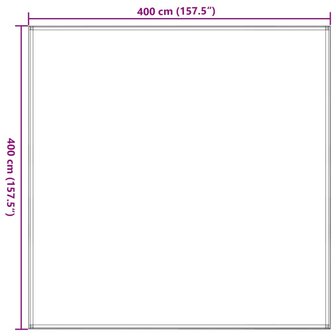 Tenttapijt 400x400 cm taupe 8