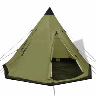Tent 4-persoons groen 1