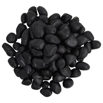Kiezelstenen gepolijst 2-5 cm 10 kg zwart 3
