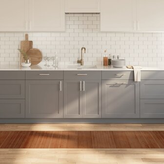 Vloerkleed rechthoekig 60x300 cm bamboe bruin 1