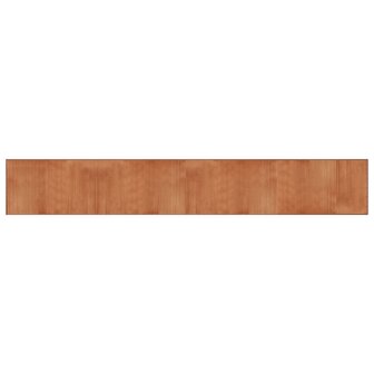 Vloerkleed rechthoekig 60x400 cm bamboe bruin 2
