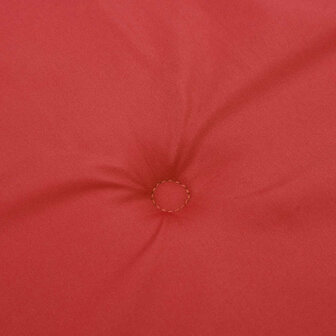 Terrasstoelkussen (75+105)x50x4 cm rood 6