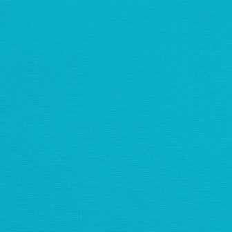 Stoelkussens 2 st hoge rug stof turquoise 9