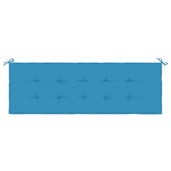 Tuinbankkussen 150x50x3 cm oxford stof blauw 4