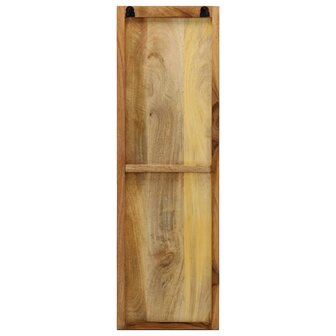 Wandkapstokken 2 st 36x110x3 cm massief mangohout 4
