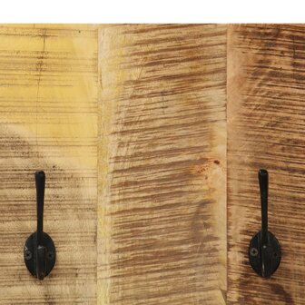Wandkapstokken 2 st 36x110x3 cm massief mangohout 5