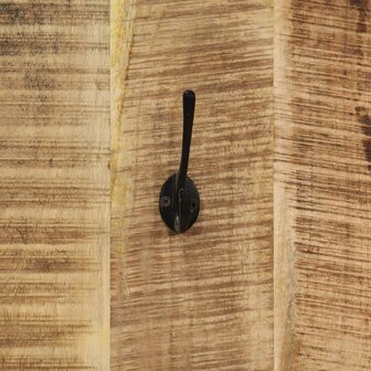 Wandkapstokken 2 st 36x110x3 cm massief mangohout 7