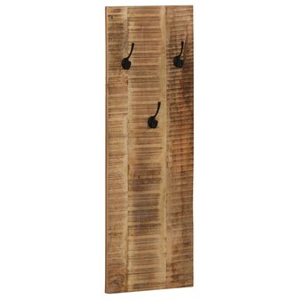 Wandkapstokken 2 st 36x110x3 cm massief mangohout 9