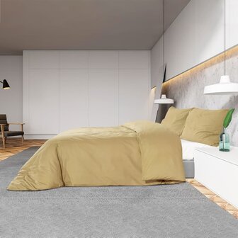 Dekbedovertrekset lichtgewicht 240x220 cm microvezel taupe 4