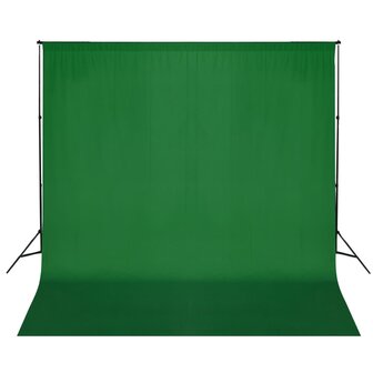 Achtergrondsysteem 600x300 cm groen 1