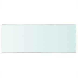 Wandschap transparant 60x25 cm glas 2