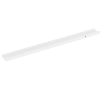 Wandschappen 2 st 100x9x3 cm wit 6
