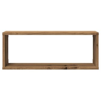 Wandschappen kubus 6 st 60x15x23 cm hout artisanaal eiken 5