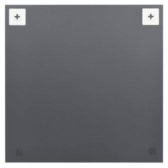 Wandspiegel met LED-lampen vierkant glas 5