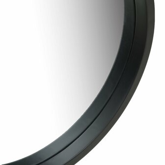 Wandspiegel met band 40 cm zwart 3