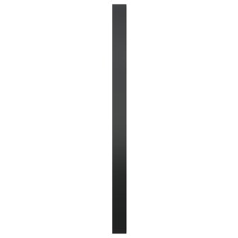 Wandspiegel 50 cm zwart 4