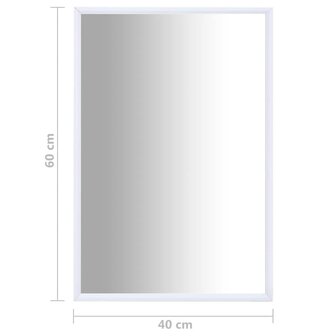 Spiegel 60x40 cm wit 5