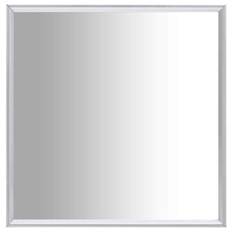 Spiegel 40x40 cm zilverkleurig 1