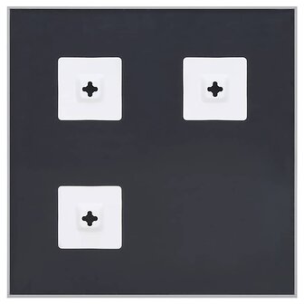 Spiegel 40x40 cm zilverkleurig 4