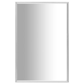 Spiegel 60x40 cm zilverkleurig 1