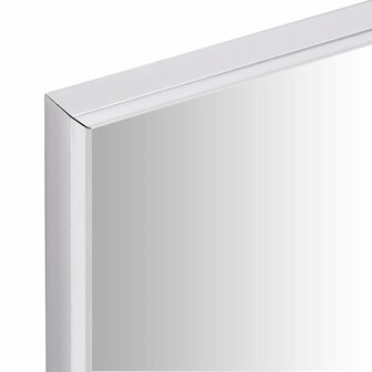 Spiegel 60x40 cm zilverkleurig 3