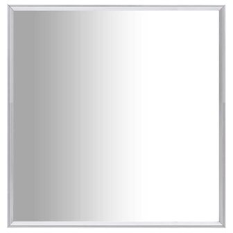 Spiegel 60x60 cm zilverkleurig 1
