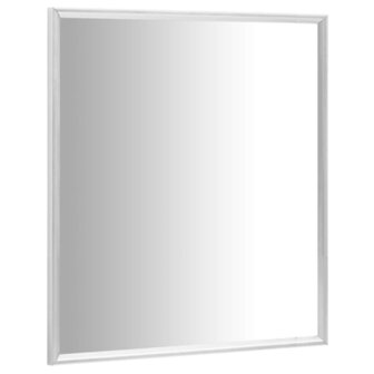 Spiegel 60x60 cm zilverkleurig 2
