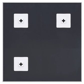 Spiegel 60x60 cm zilverkleurig 3