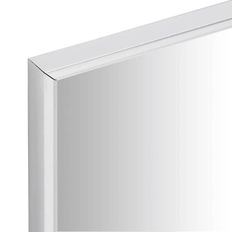 Spiegel 60x60 cm zilverkleurig 4