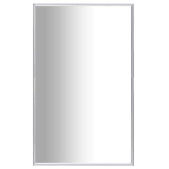 Spiegel 70x50 cm zilverkleurig 1